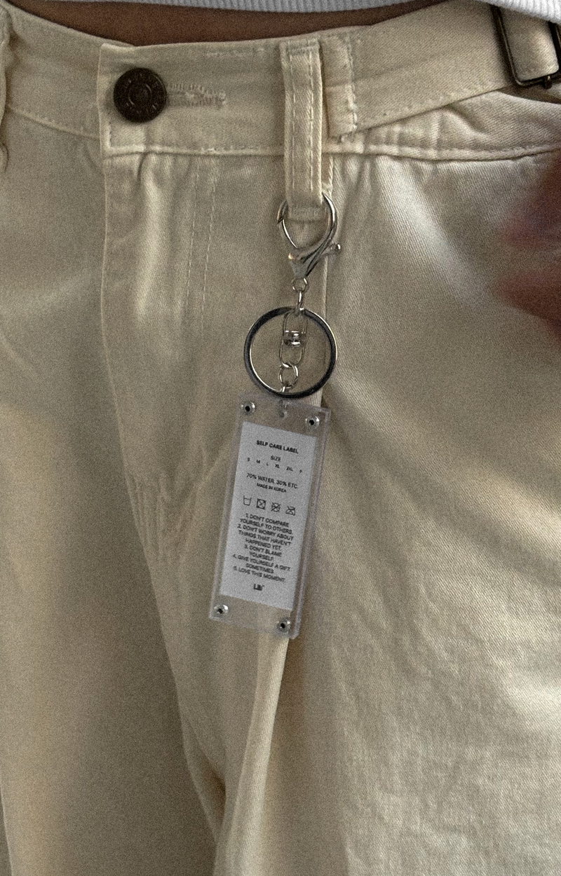 Archive Keyring - self care label