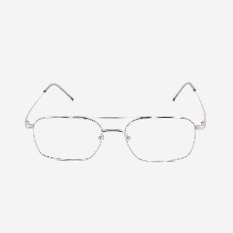 Knouun Square Combi Two-Bridge Glasses ASCENT SV