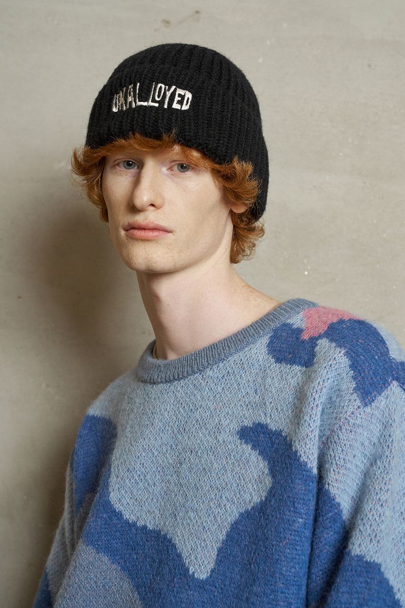 BRUSHED CAMO KNIT