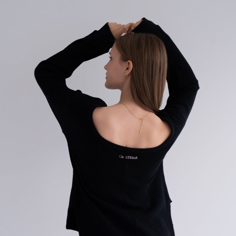 back open long Tshirt