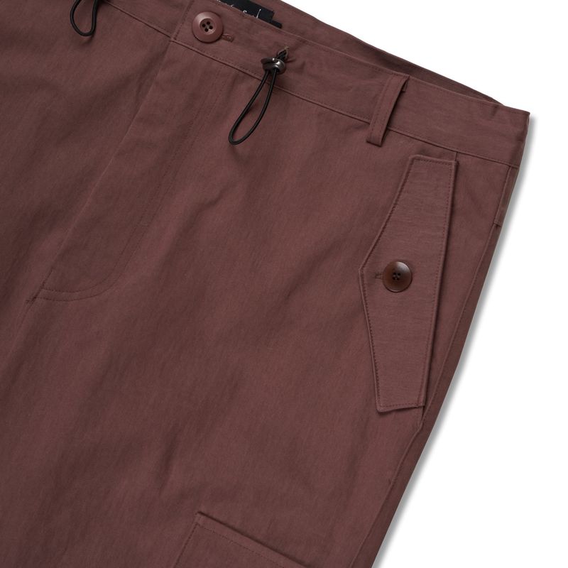 Bluesf Bio-Washing Nylon String Semi-Wide Cargo Pants
