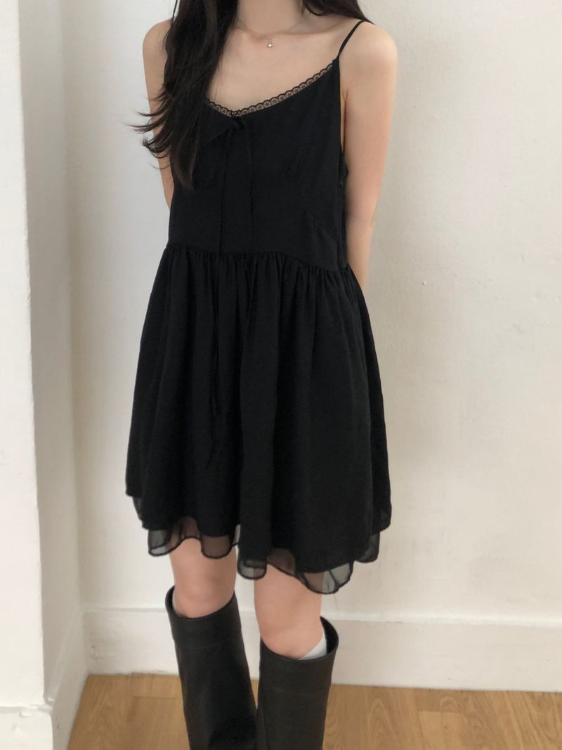 Sof Lace Mini Dress (2 colors)