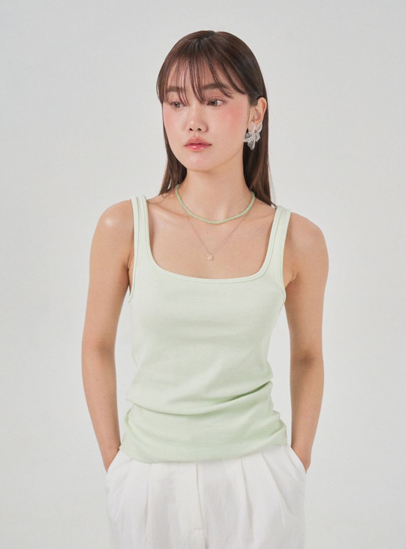 Square sleeveless (lime)