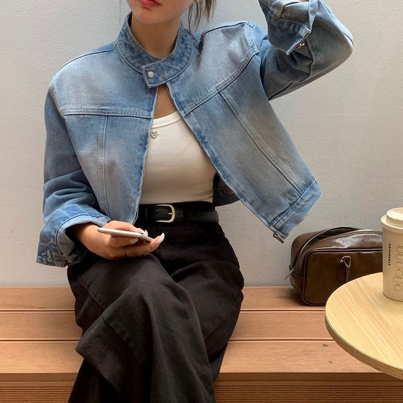 [BELLIDE MADE] BAND COLOR DENIM JACKET