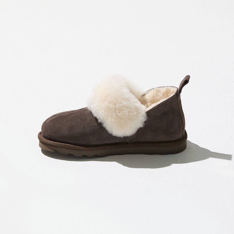 Toasty Fur Shoes - Brown