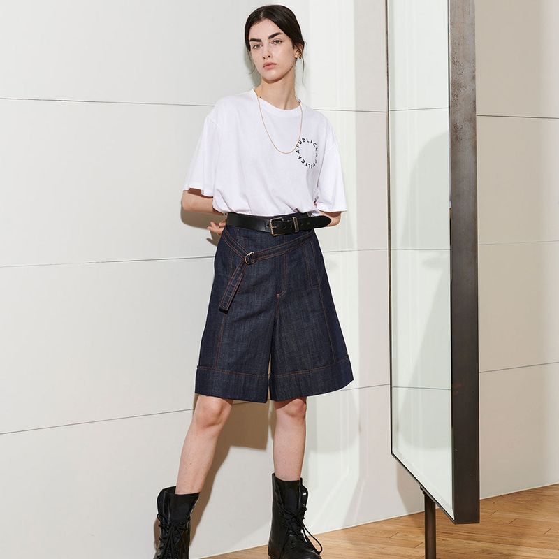  DIJON HALF PANTS, DENIM