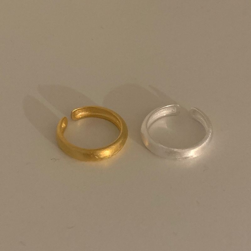dearmerry（ディアメリー）の「(silver925) ベーシックマットオープンリング *gold（アクセサリー）」