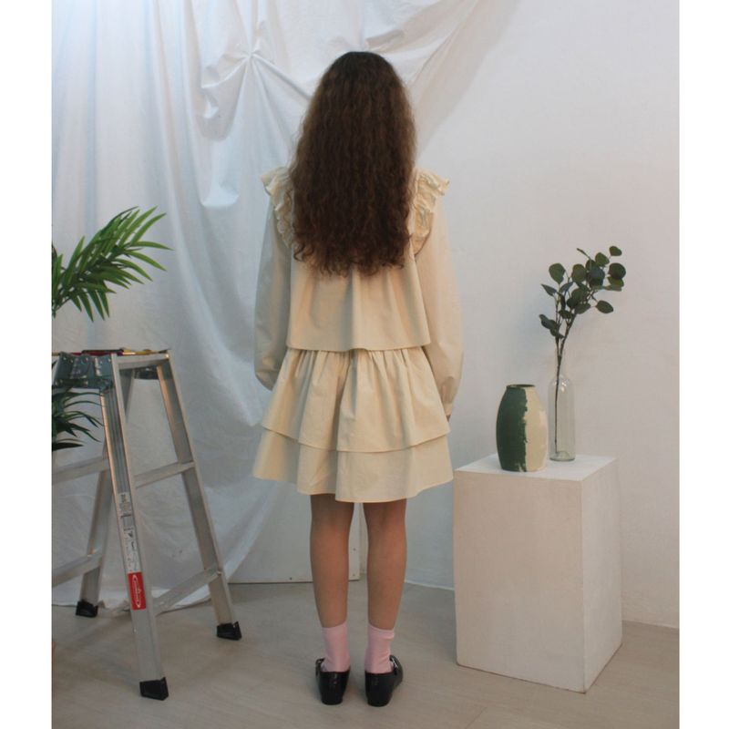 Floria shirring blouse