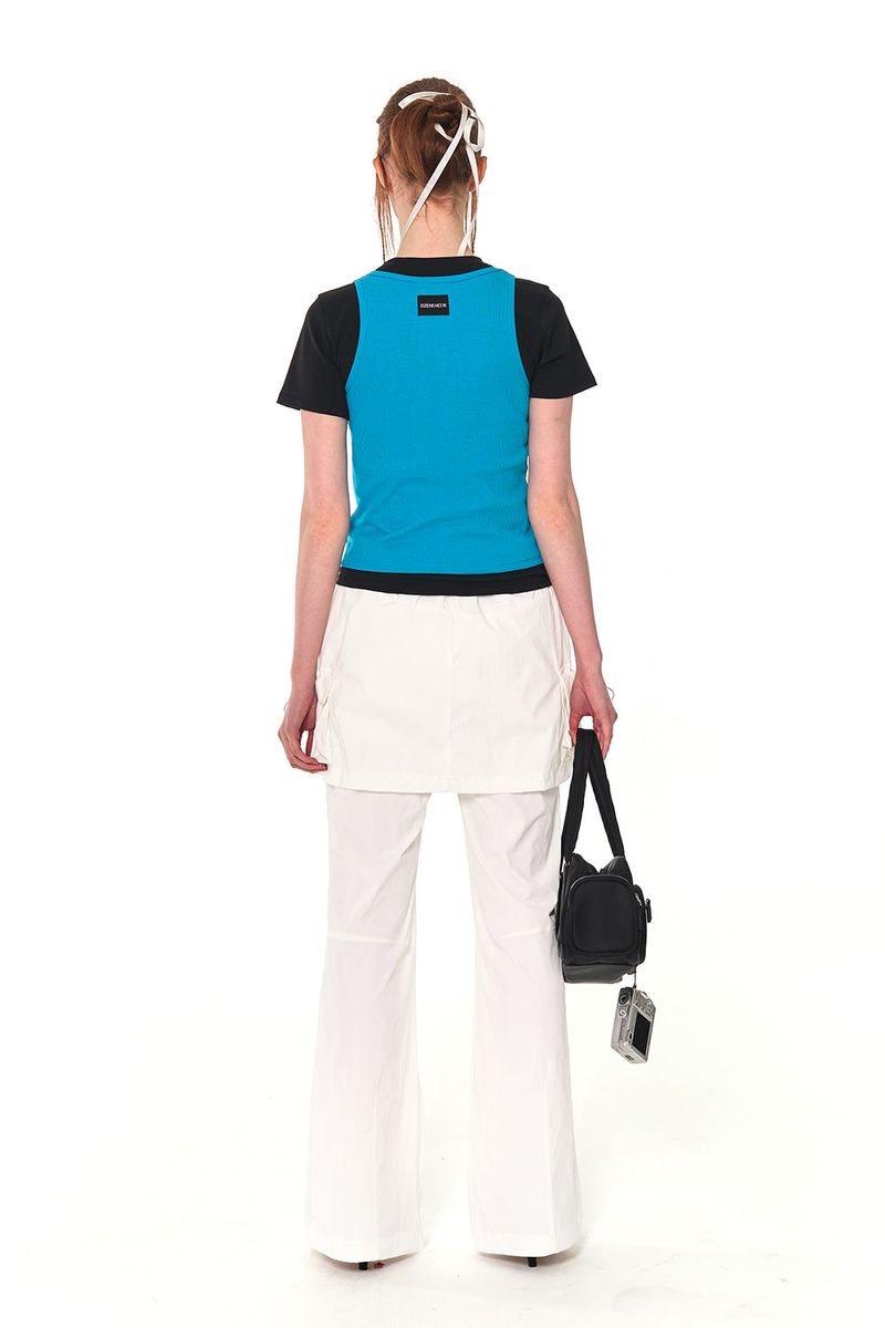 COLORS SKIRT PANTS (WHITE)