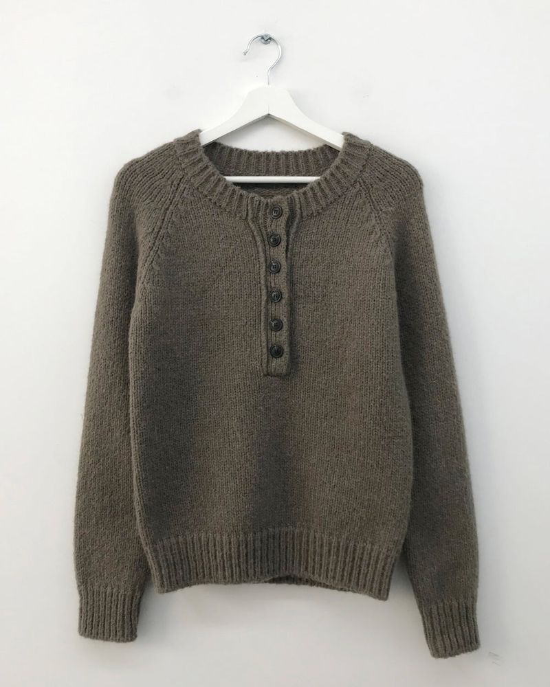 Lambswool alpaca knit (4color)