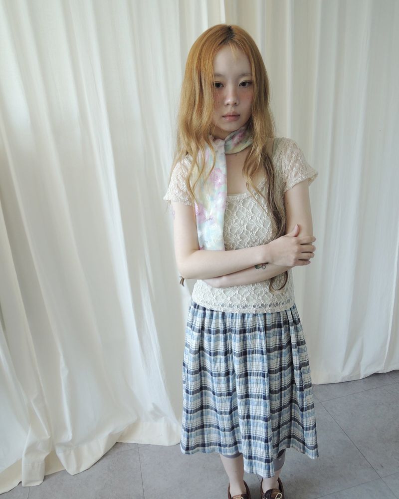PASTEL SHEER SCARF