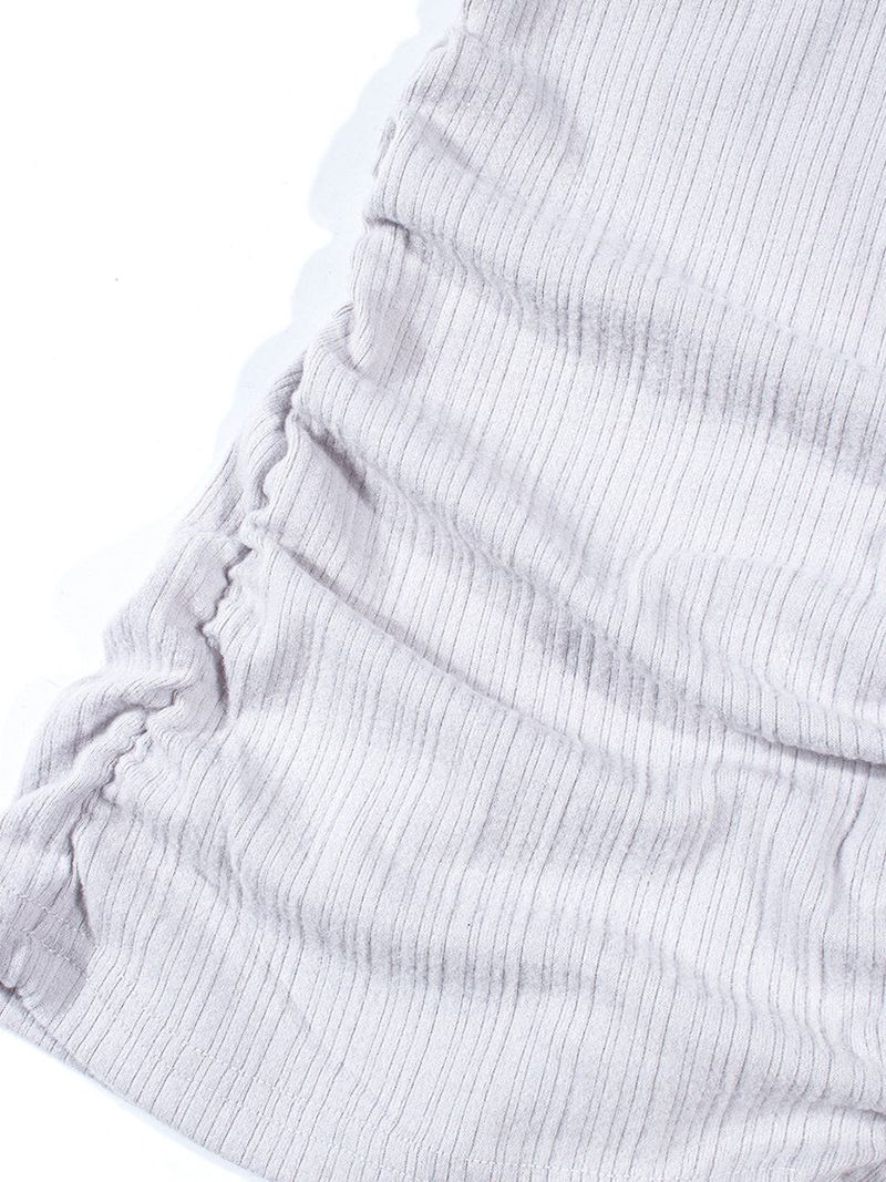 WARM BOOTSCUT SHIRRING PANTS_Ice Gray