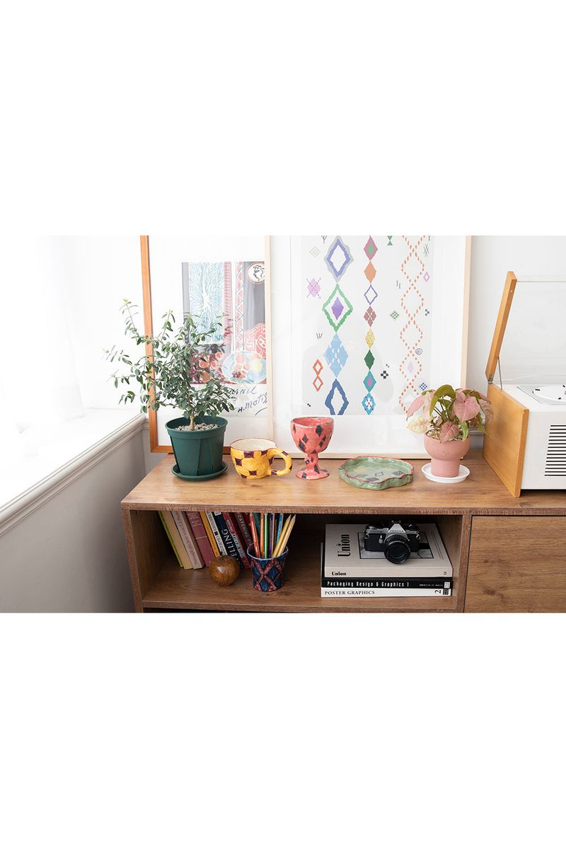 A2 ARGYLE PATTERN POSTER