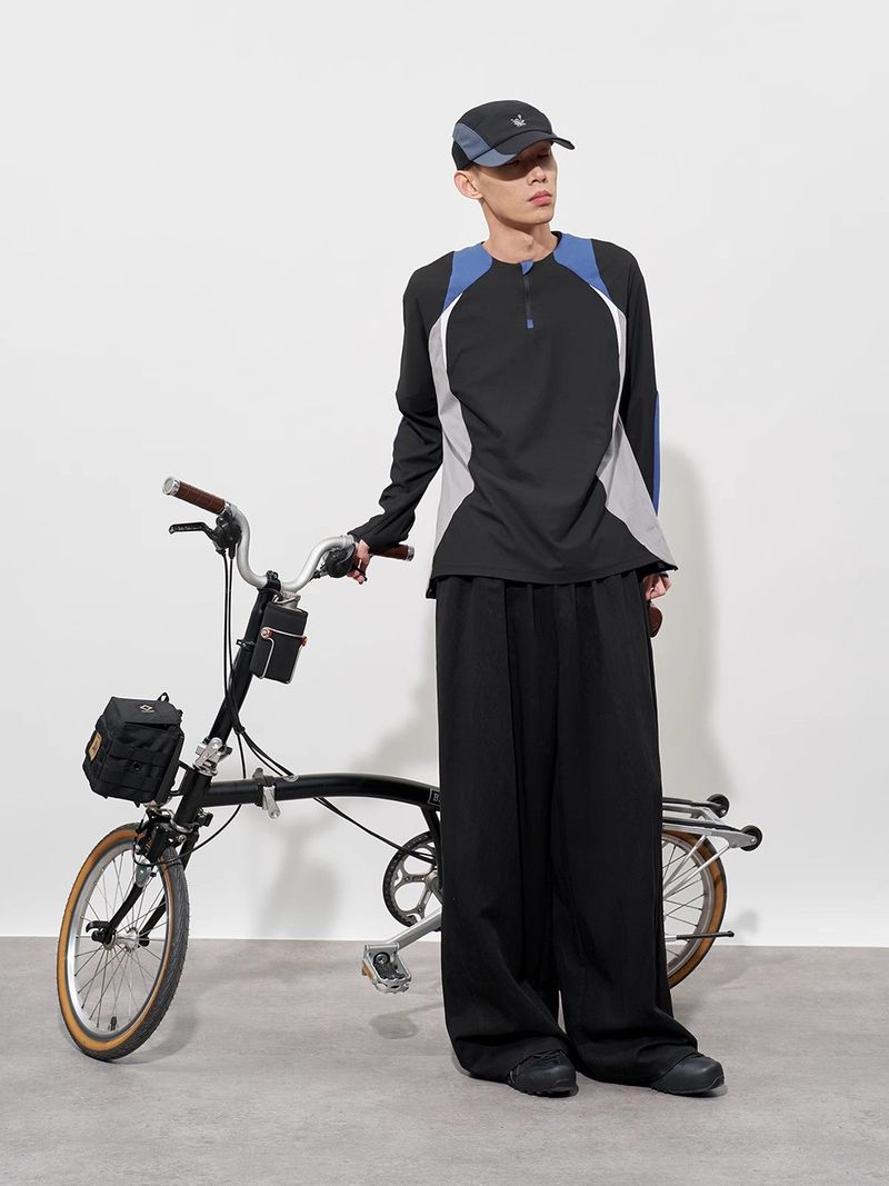 FMACM Tencel Silhouette Casual Pants