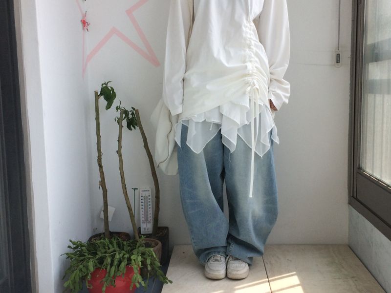 chiffon layered skirt