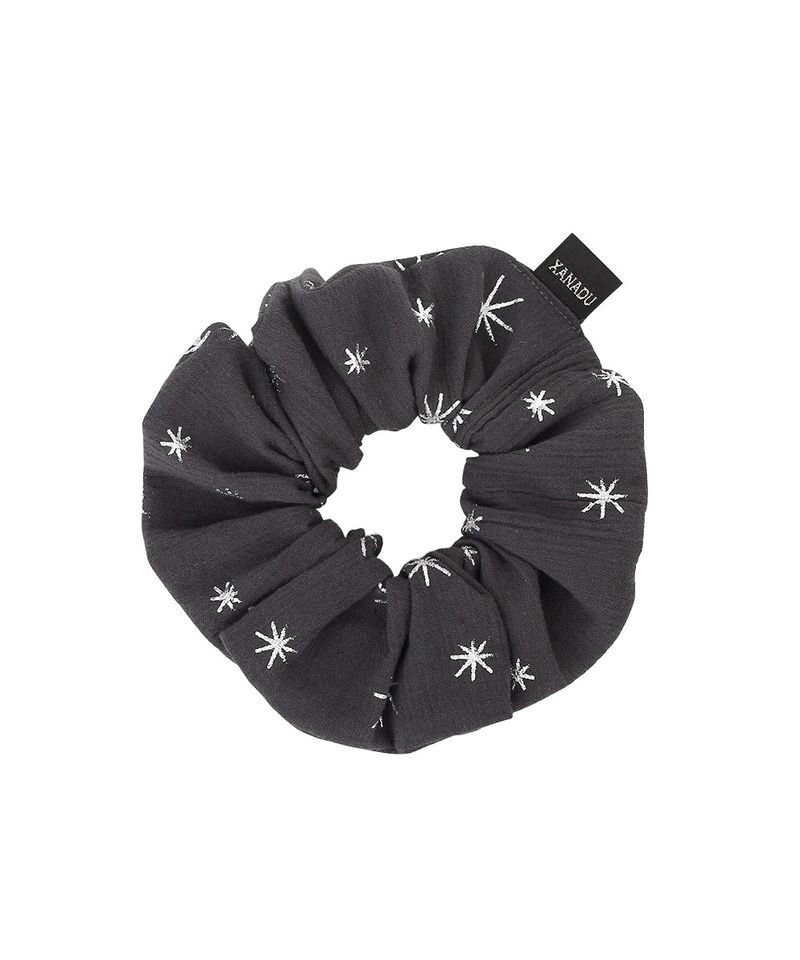 XANADU（ジェナドゥ）の「SPARKLE SCRUNCHIE_GREY（Hair Accessories）」
