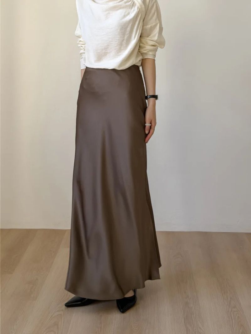 INCHANT ME（インチャントミー）の「Slit Satin Mermaid Long Skirt（Skirts）」