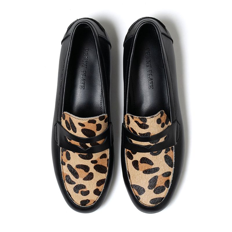 [MADE] WOMEN PENNY PLATE LOAFER LEOPARD-001