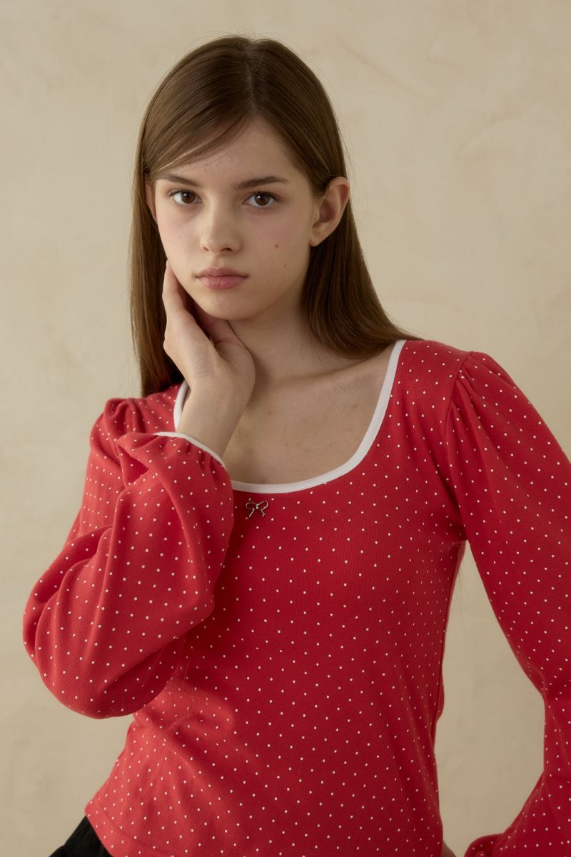 DOTTY RIBBON T-SHIRT