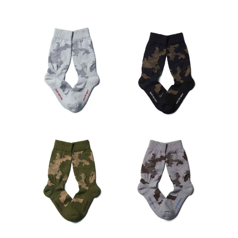 nozzle quiz（ノズルクイズ）の「Digit No. Jacquard casual socks (4pair in)（Fashion Accessories）」