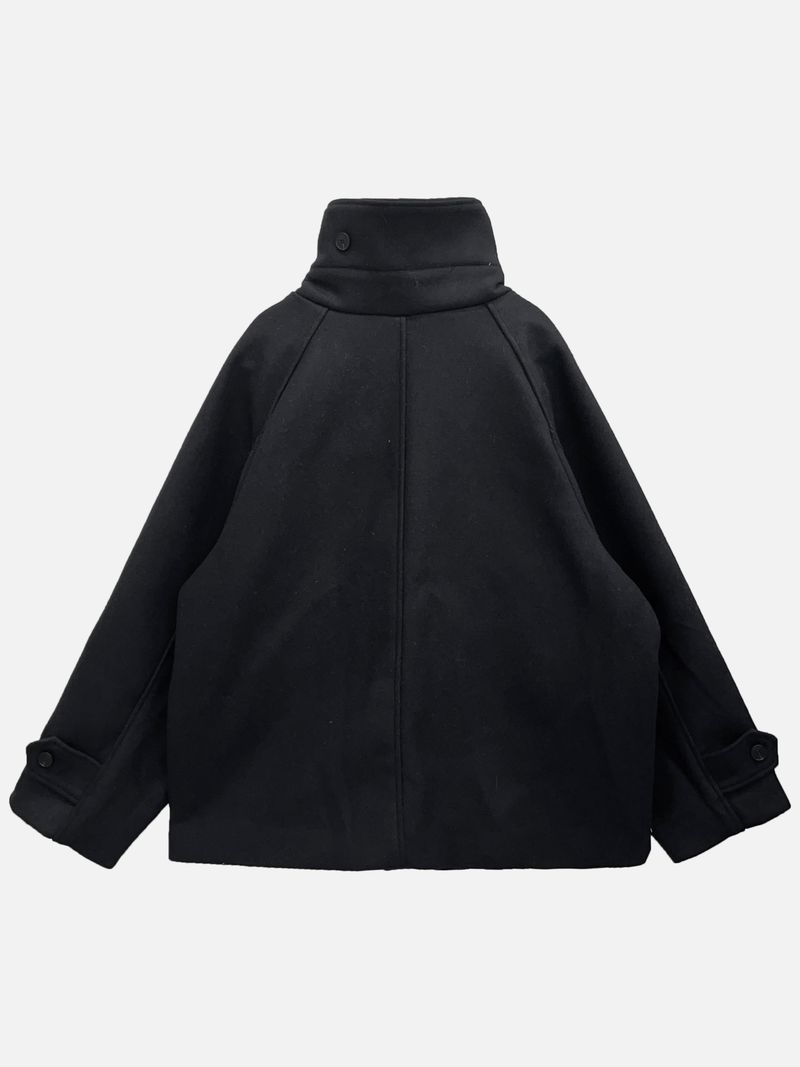 Blended Neck Bijou Line Short Coat (3c)
