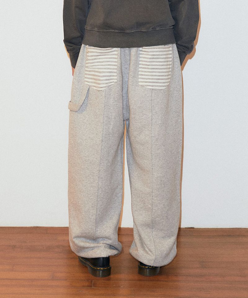 mahagrid(マハグリッド)の「STRIPE POCKET SWEAT PANT(Pants)」