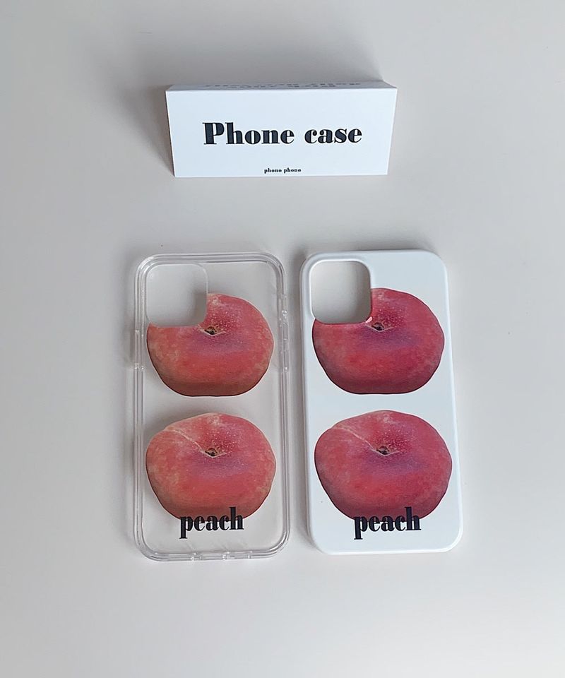 PEACH PHONE CASE (HARD TYPE)