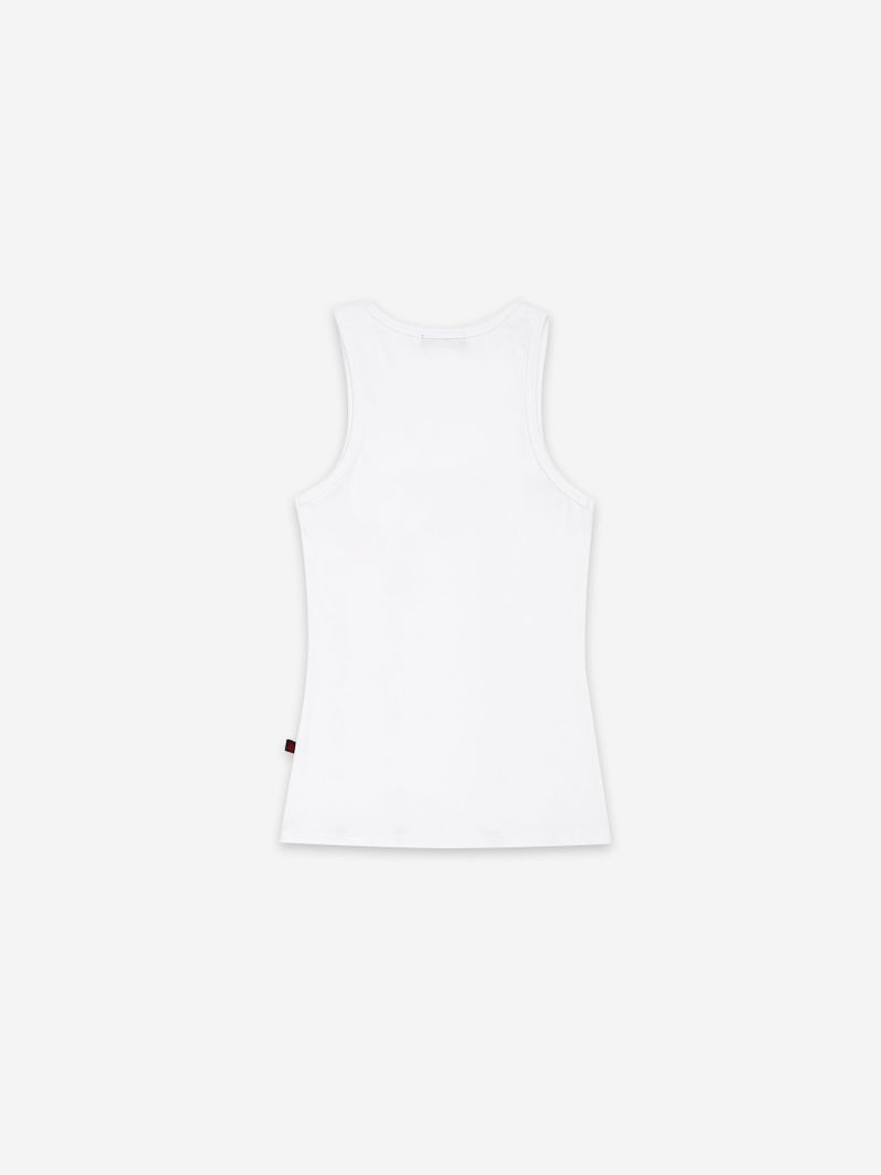 LACE PRINTED SLEEVELESS #OFF-WHITE