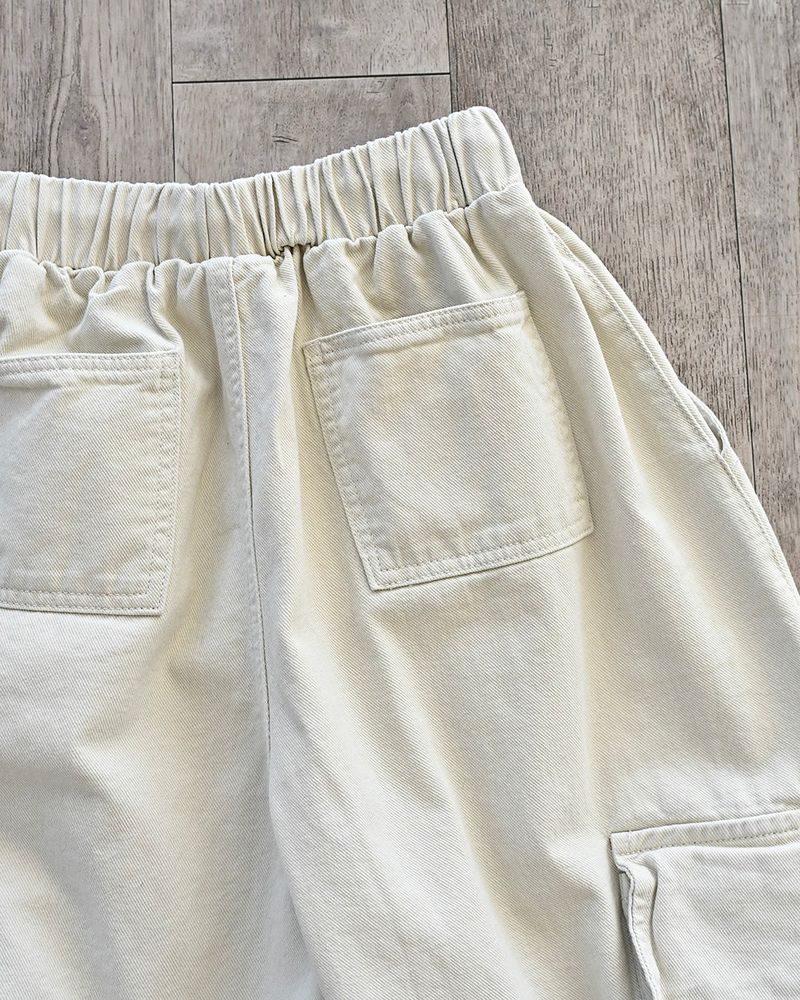 SPM PEACH COTTON CARGO PANTS
