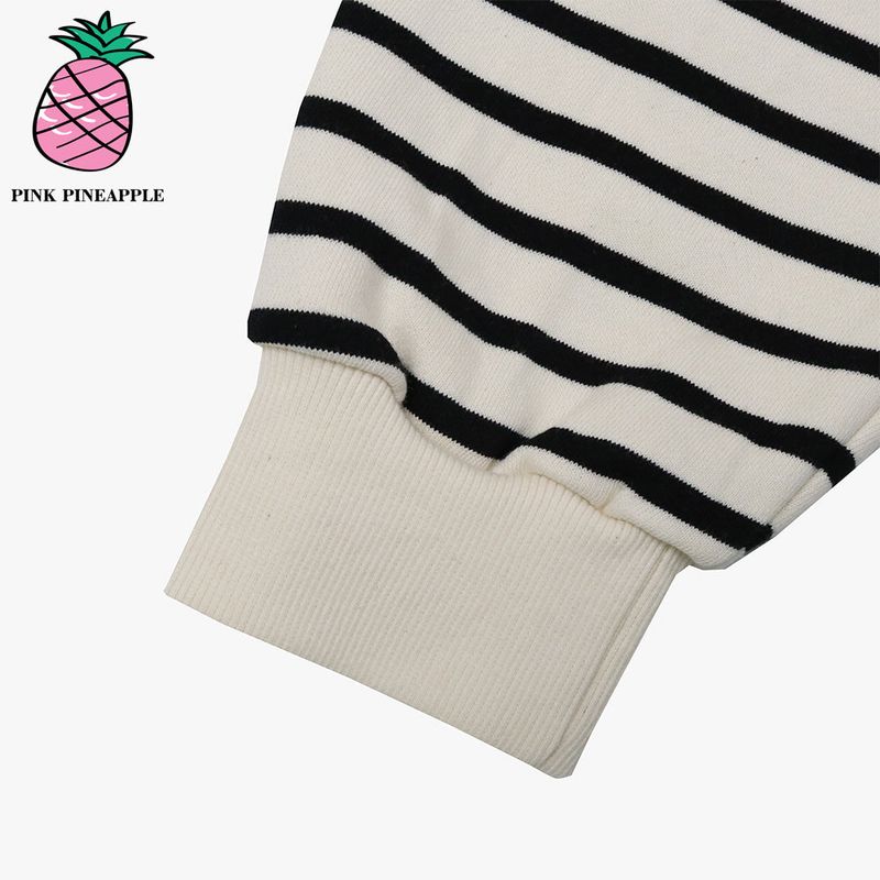 STRIPE H-N SWEATSHIRT