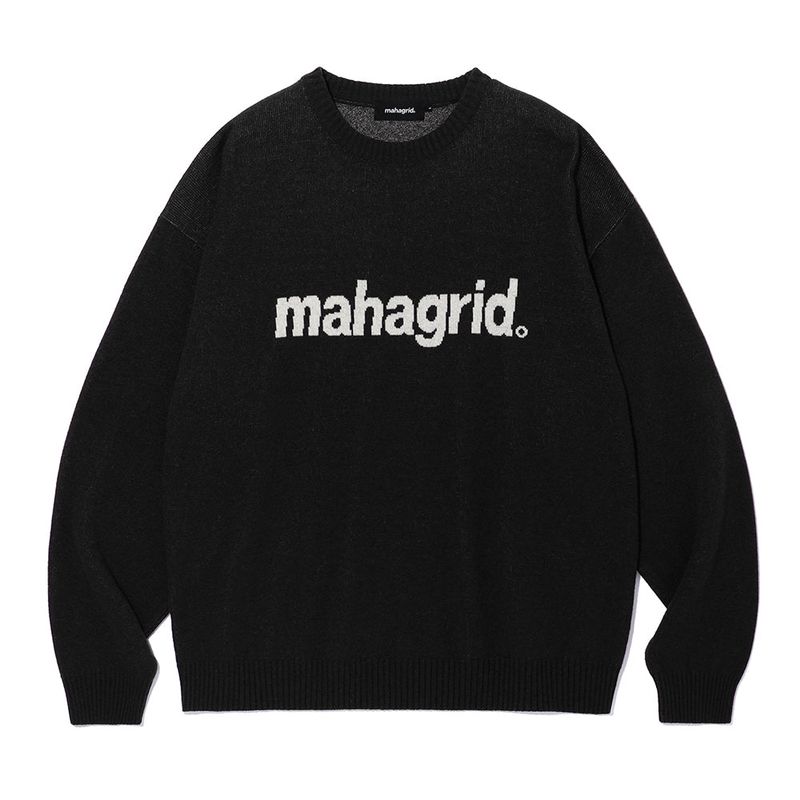 mahagrid（マハグリッド）の「ベーシックロゴニットセーター（トップス）」