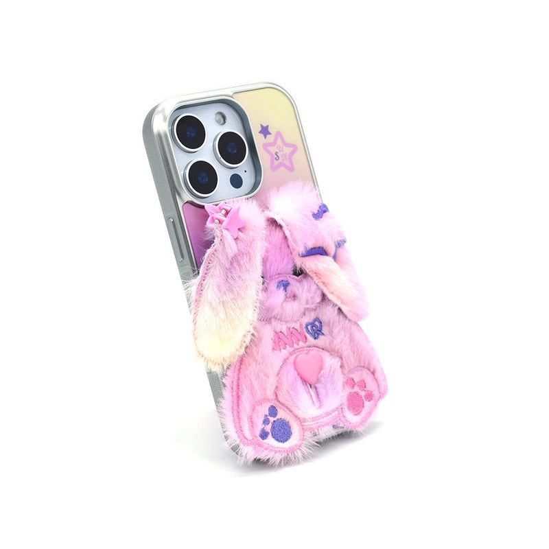 SUN CASE SHY RABBIT MIX SHETBET (GLOSSY SILVER)