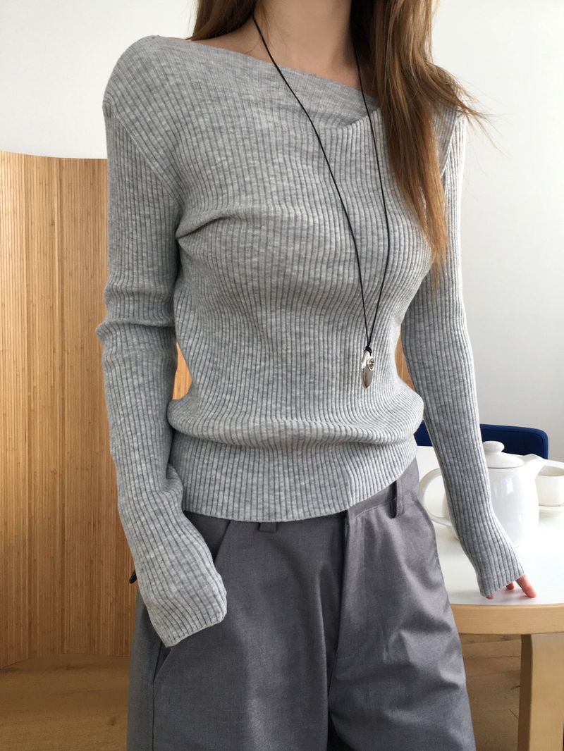 Amour drape knit