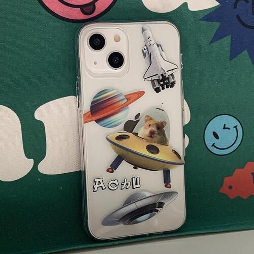 Space Flight Hamster Phone Case