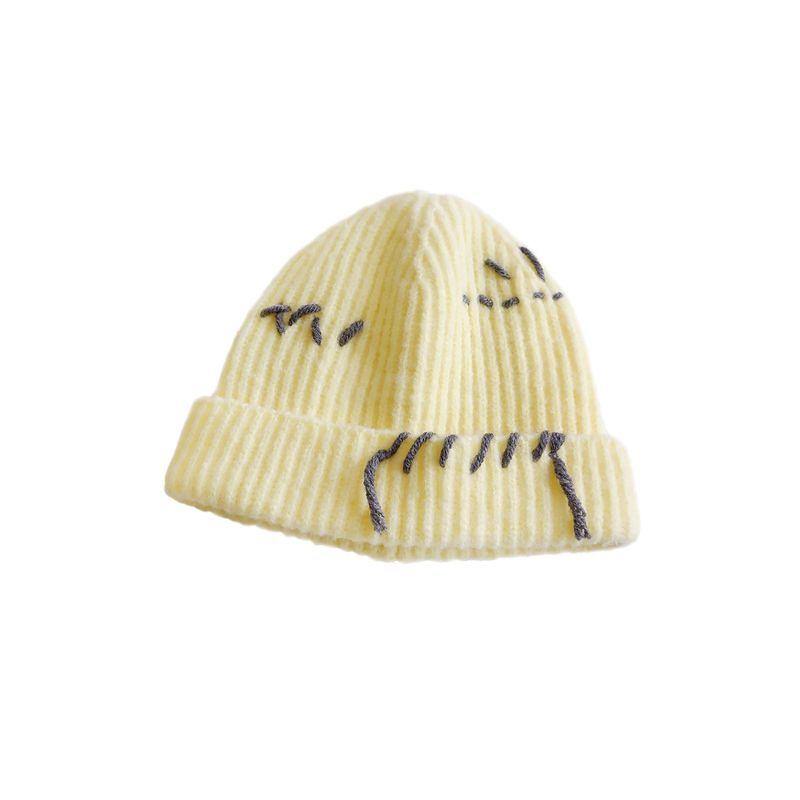 nought(ノウト)の「Hand Stitch Detail Beanie / Lemon(Hats)」