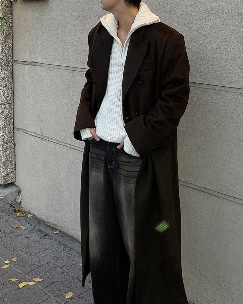 OA Benetton Wool 90 Maxi Coat (2 colors)
