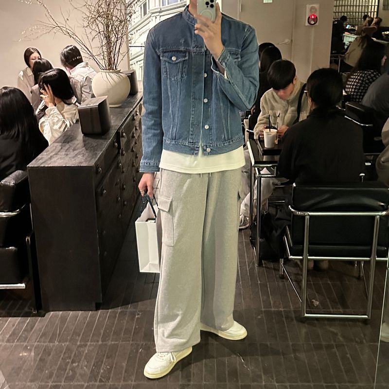 LMN Dumbled Washed Wide Cargo Pants (4 colors)