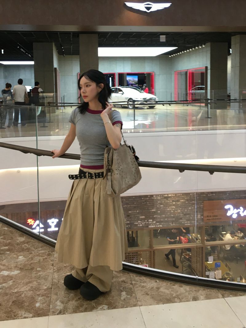 Coco Layered Skirt Pants (2c)