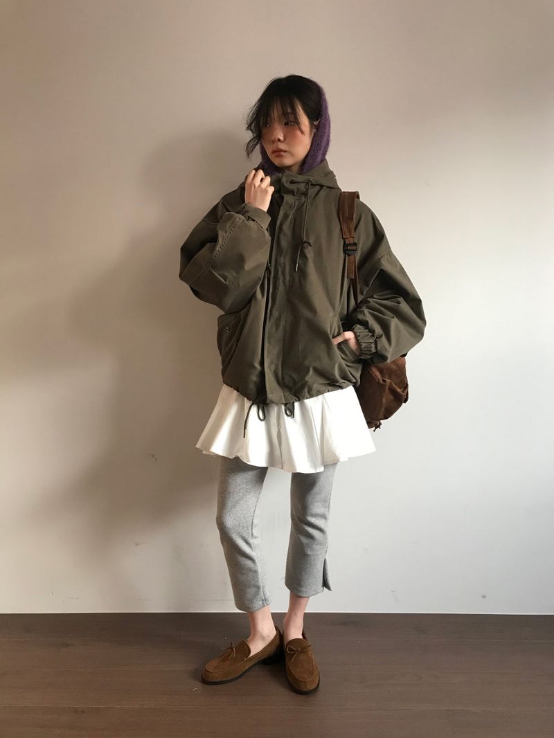 Saint Stripe Knit Hooded Zip-Up (2Colors)