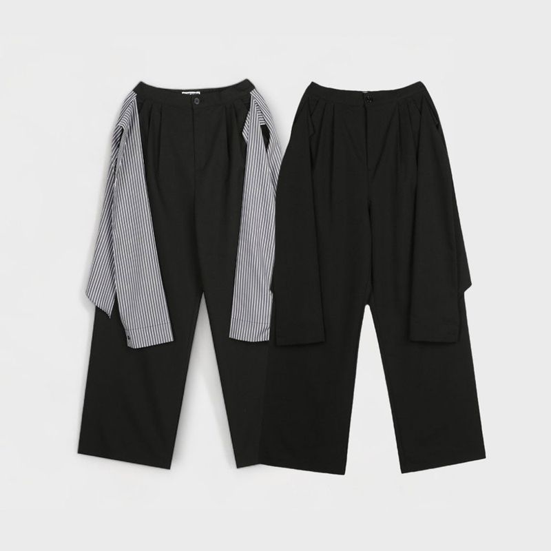 3 TAP Shirt Layered Slacks (2color)