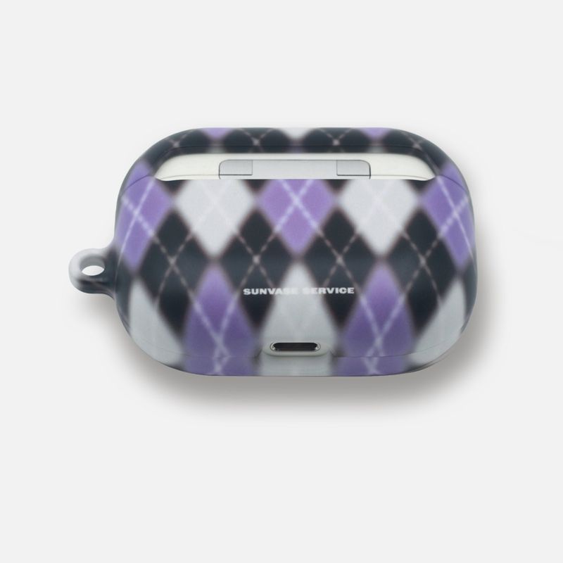 ARGYLE BLUR CASE_PURPLE (airpods)