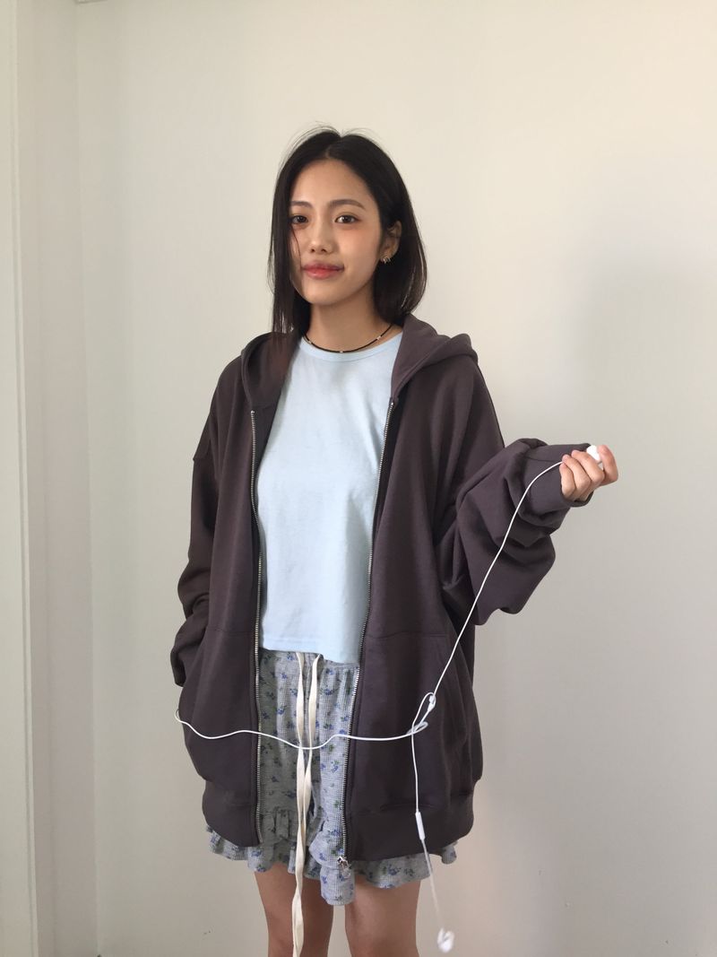 Weekly Essential Zip-Up Hoodie (5color)