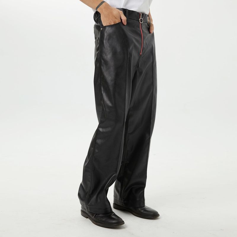 PLATEAU STUDIO（プラテウスタジオ）の「zipper leather slacks（Pants）」