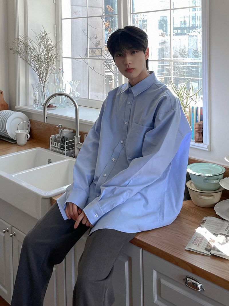Perfect Royal Oxford Over Shirt (6color)