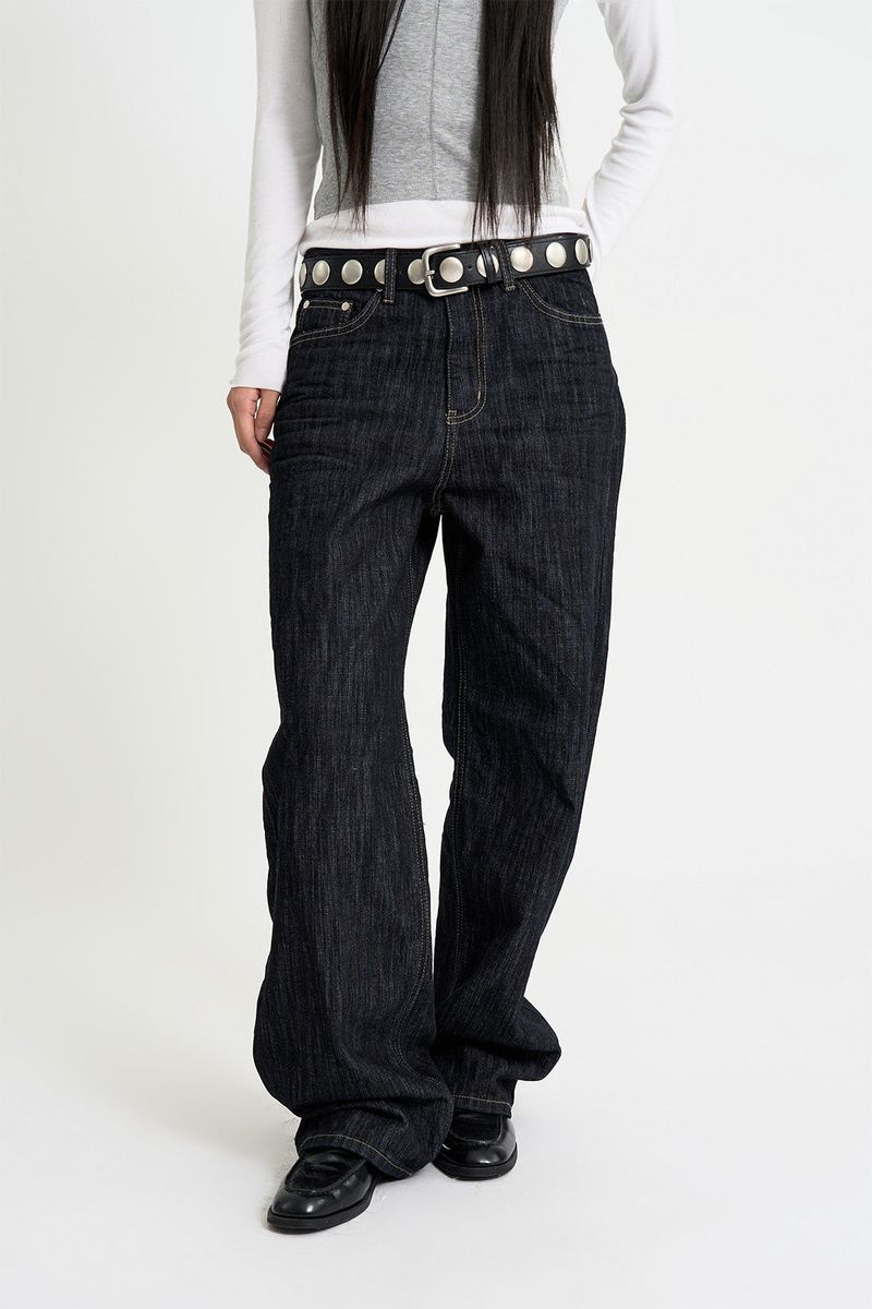 Big round studded belt