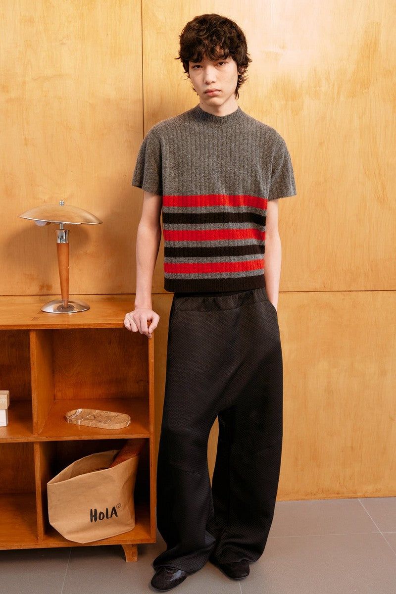 Striped Knit Tee
