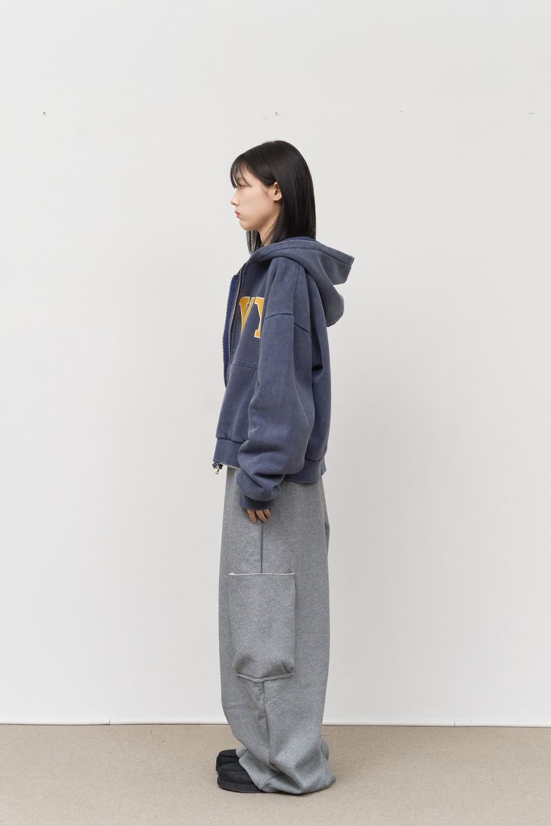 Mid Cargo Wide Sweatpants