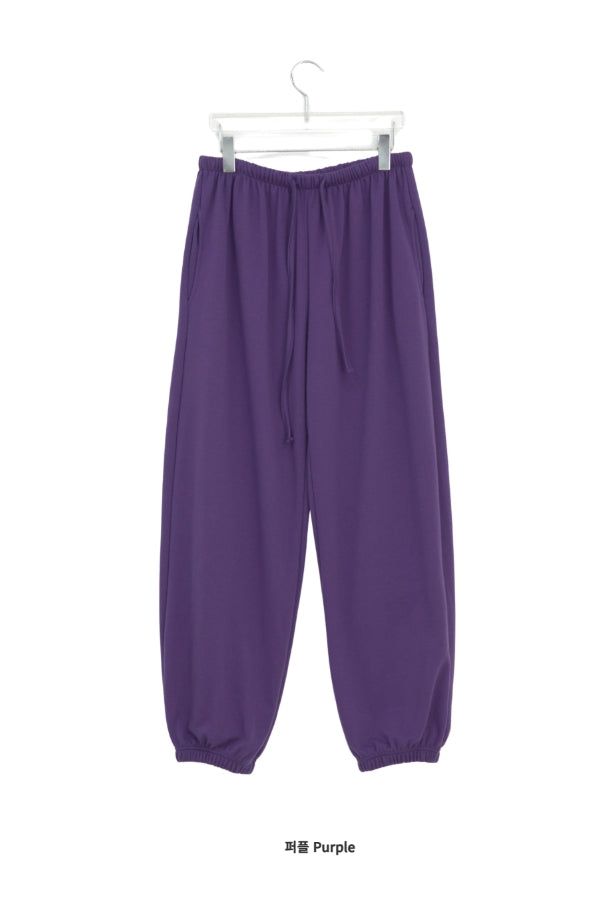 26SS★ [BAONHAUS] Alt Color Banding Wide Jogger Pants