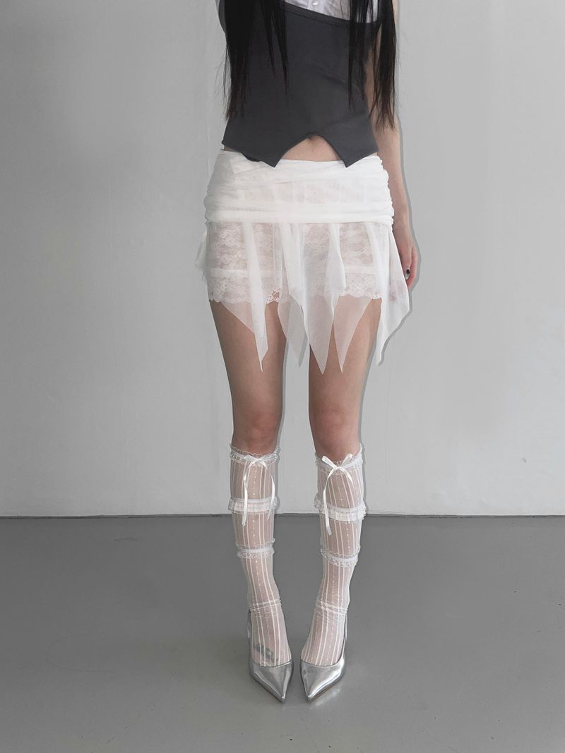 flip mesh layered sk(3 color)