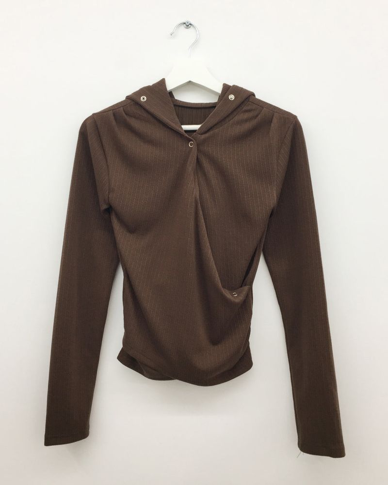 Groove Button Hoodie (3color)